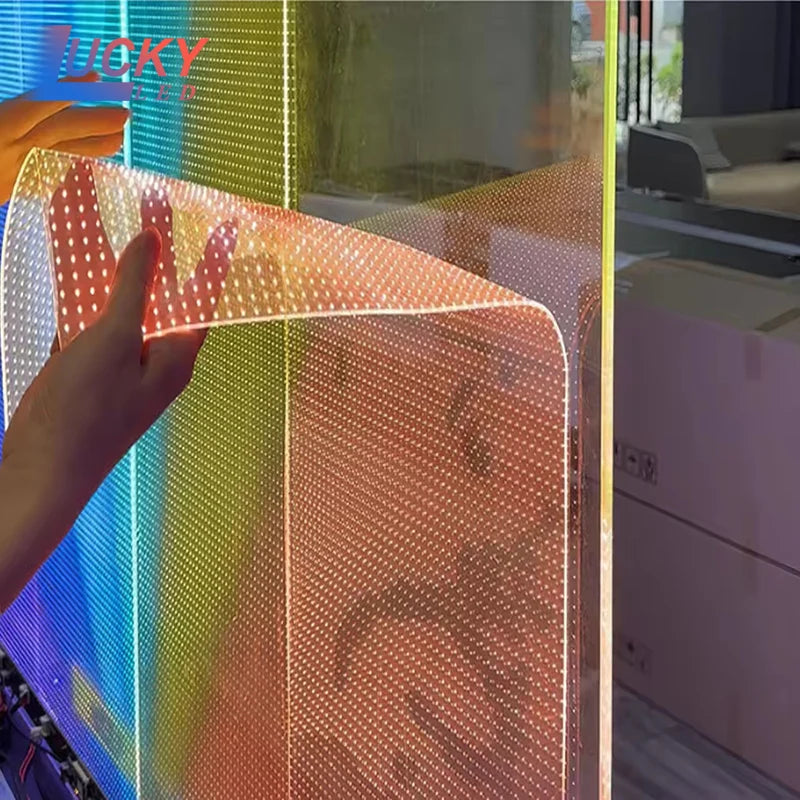 Transparent LED Display Window Glass LED Screen Indoor Video Wall LED Stage LED Panel LED Display Board