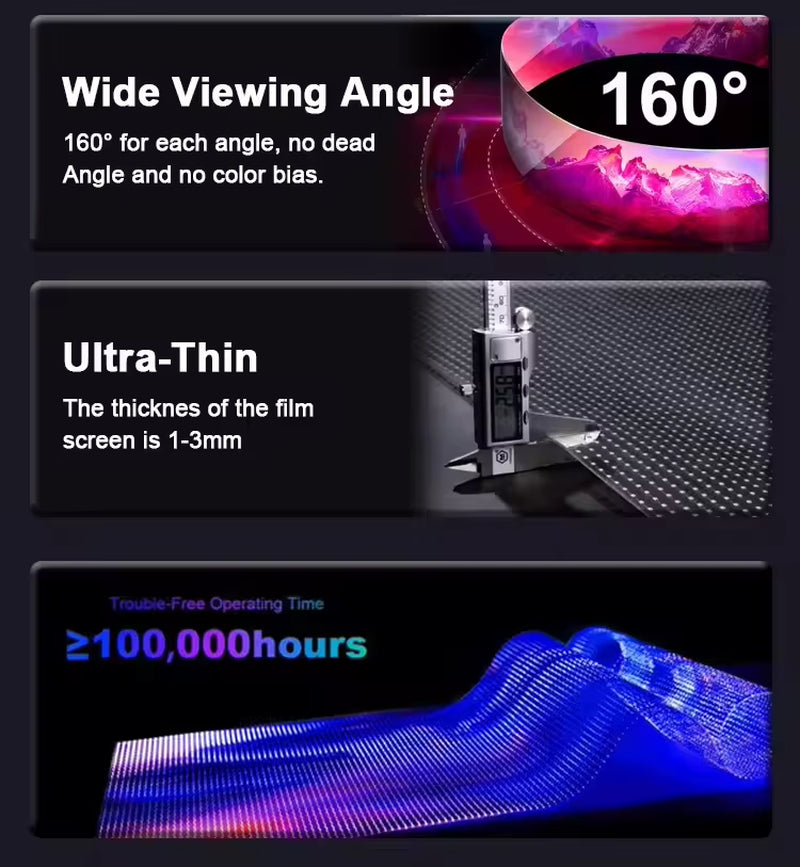 Transparent LED Display Window Glass LED Screen Indoor Video Wall LED Stage LED Panel LED Display Board